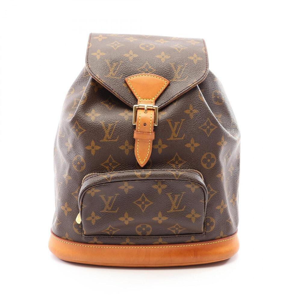 Louis Vuitton Montsouris MM Backpack/Handbag, Coated Canvas and Leather, Mono...